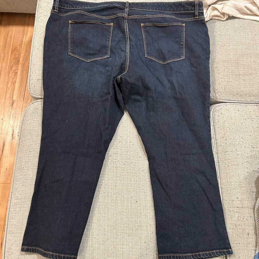 Old Navy Universal Thread Kick Boot Crop Jeans size 22W